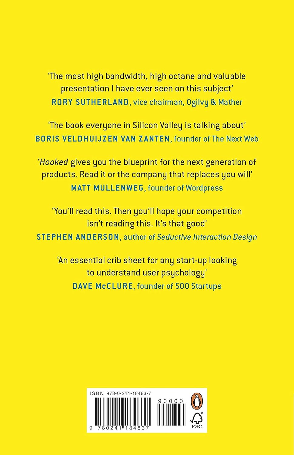 Hooked: How to Build Habit-Forming Products by Nir Eyal