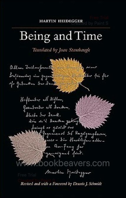 Being and Time by Martin Heidegger