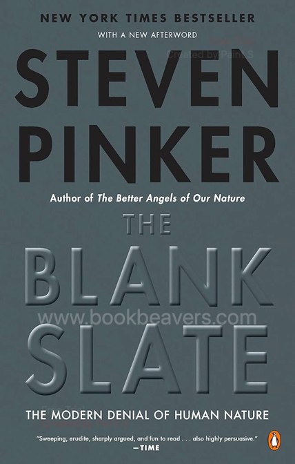 The Blank Slate by Steven Pinker