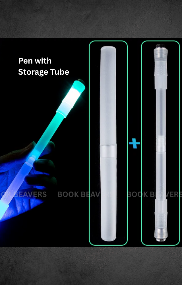 Pen Spinning Mod LED Light with Storage Tube