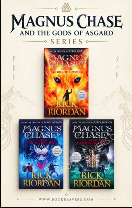 Magnus Chase and the Gods of Asgard Series (3 Books) by Rick Riordan