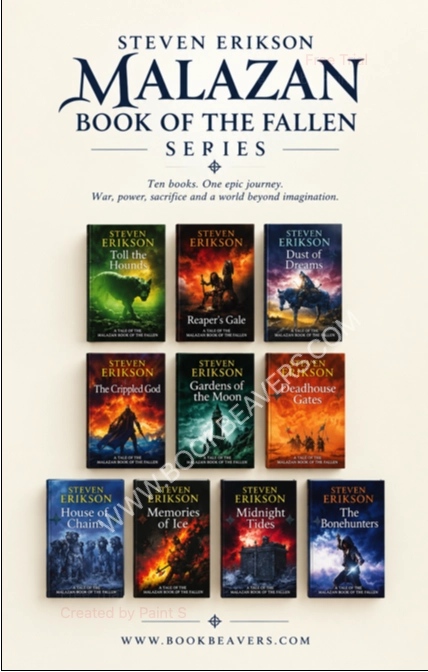 Malazan Book of the Fallen Series (10 Books) by Steven Erikson