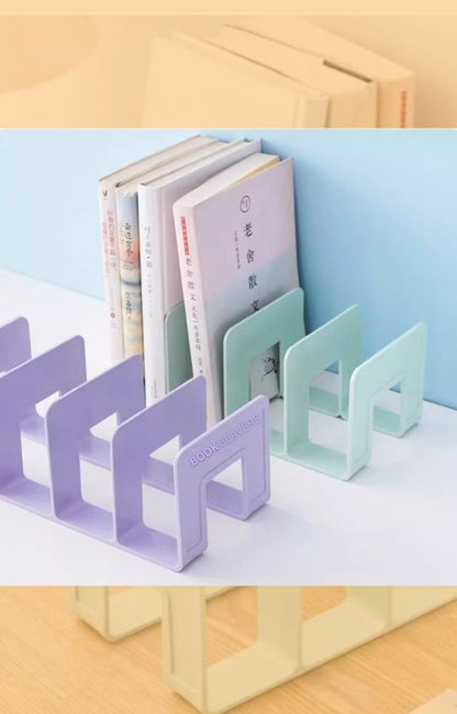 Multi-Grid Desktop Book Stand & Storage Rack