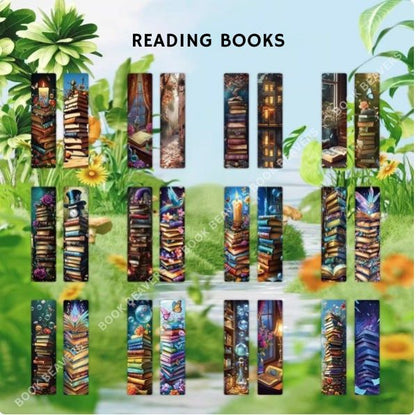 Ink Painting Paper Bookmark Set - 24 Pcs