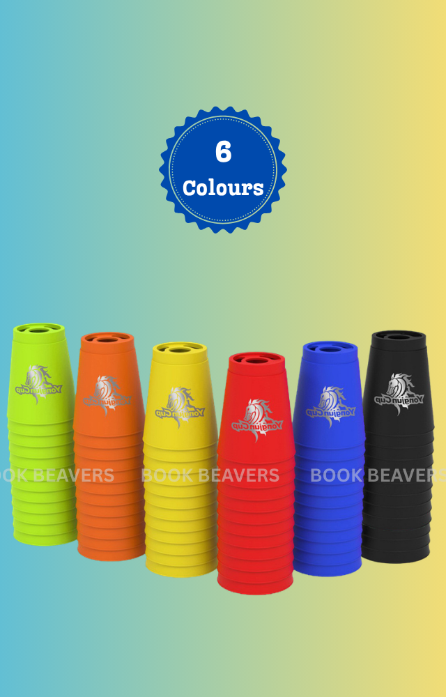 Quick Stacks Cups, 12 PC of Sports Stacking Cups Speed Training Game | Top Grade Materials, Low Friction