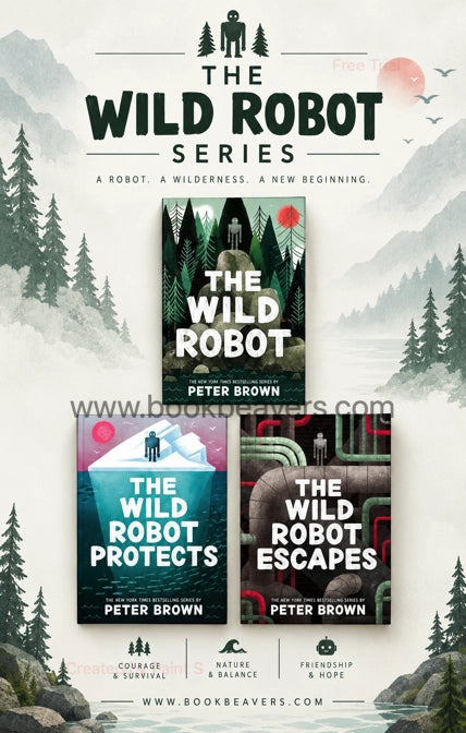 The Wild Robot Series (3 Books) by Peter Brown